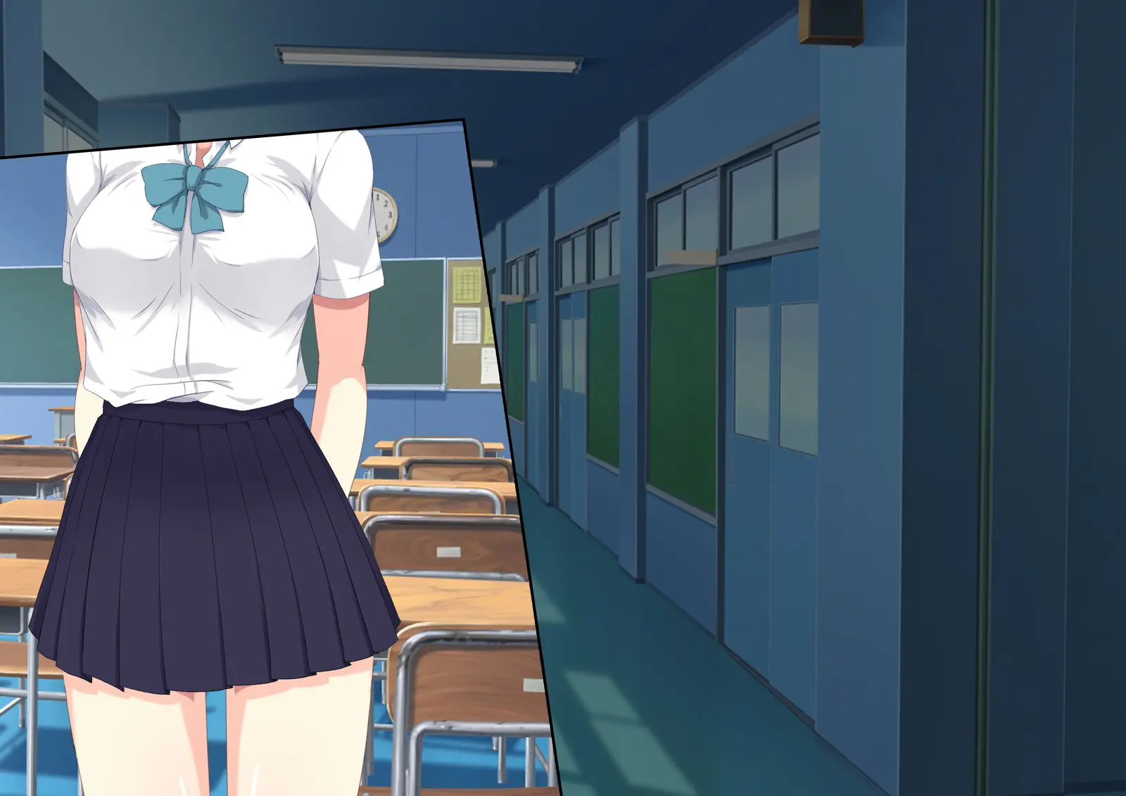 Daremo Inai Bokou Wa JK To Ore No Sex Himitsu Kichi | 아무도 없는 모교는 여고생과 나의 섹스 비밀기지